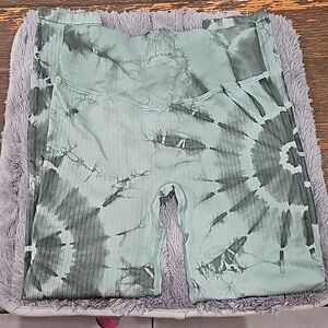 Sea Salt Green Seamless high waisted small workout leggings